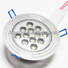 shenzhen led lighting manufacturer 100-240v 220v 12w recessed downlight with CE&RoHS